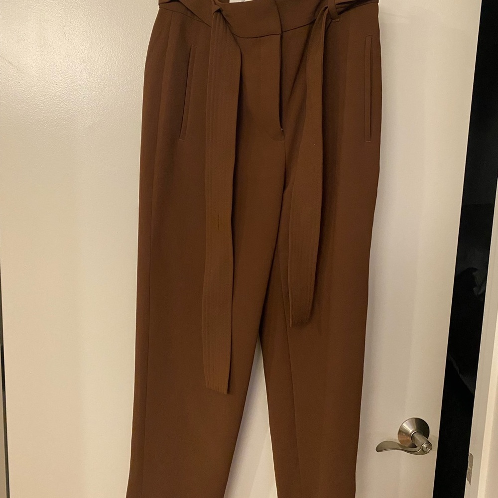 Wilfred Brown Straight Leg Pants - Picture 6 of 9